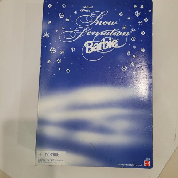 Snow Sensation Barbie Doll W/ Snowglobe 1999 Winter Special Edition 23800 New - Picture 2 of 8